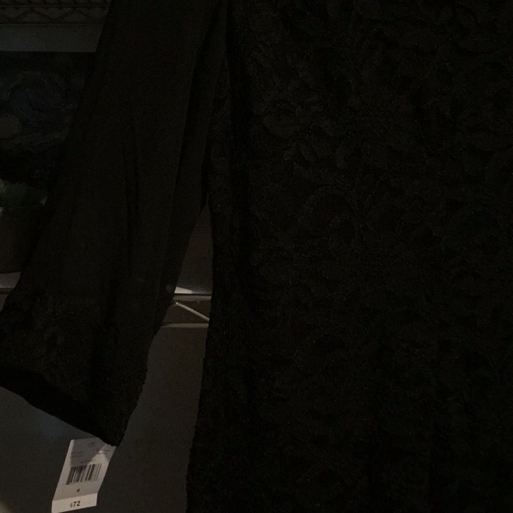 NWT ,RONNI NICHOLE STUDIO BLK LACE DRESS - Picture 3 of 3